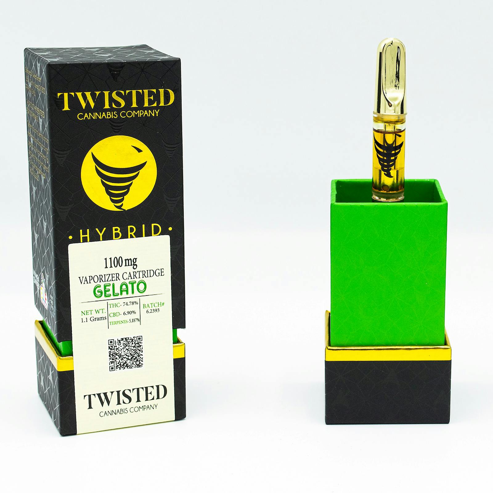 1100mg Full Spectrum Cartridge Gelato
